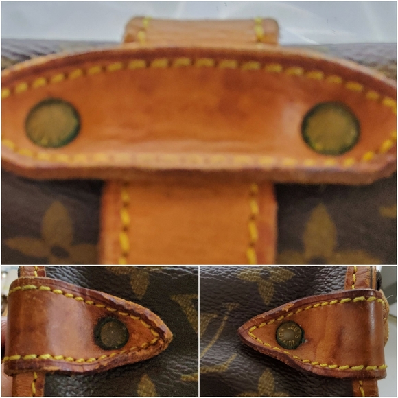 LOUIS VUITTON VINTGE SAUMUR 30 MONOGRAM CROSSBODY DOUBLE BAG,CERTIFIED AUTHENTIC - Picture 11 of 16